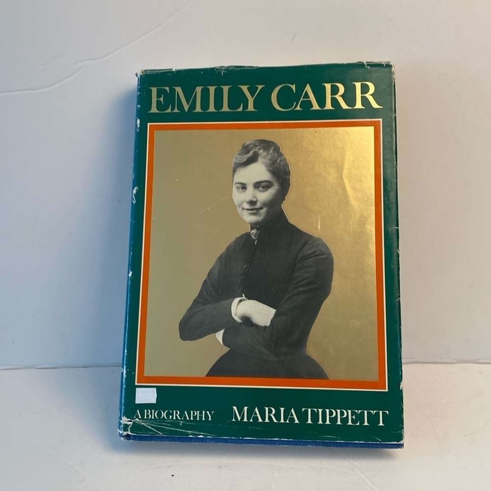 Emily Carr a biography by Maria Tippett vintage book blue circa 1979